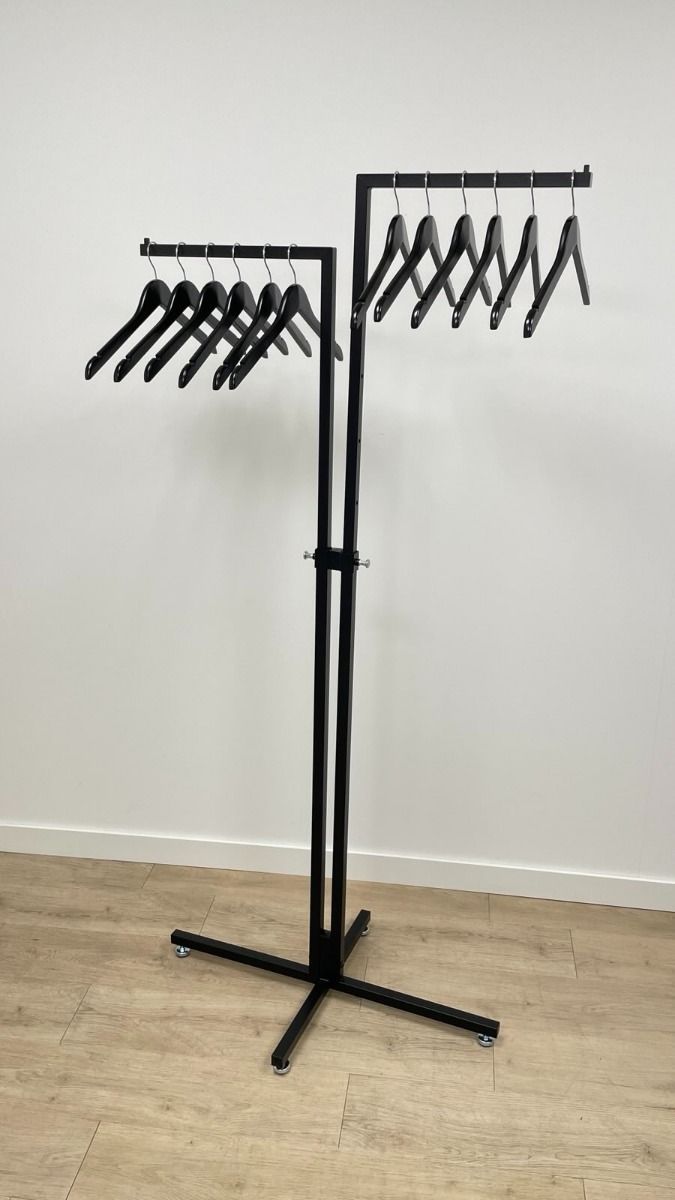 2-Armig rek zwart 107-173cm hoog