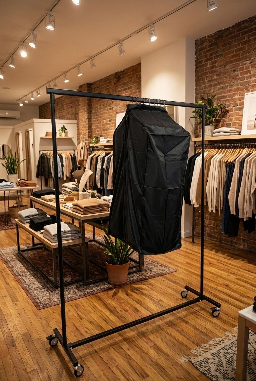 Kleding collectiehoes L 100cm zwart.