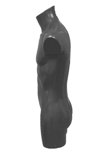 Heren torso zwart zijaanzicht