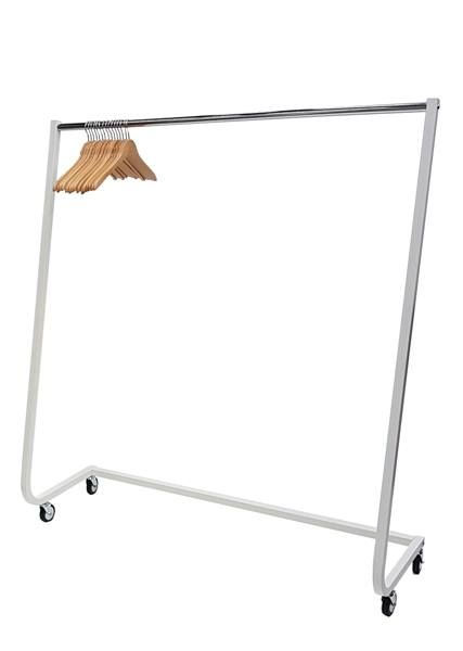 Design kledingrek wit 164 cm hoog
