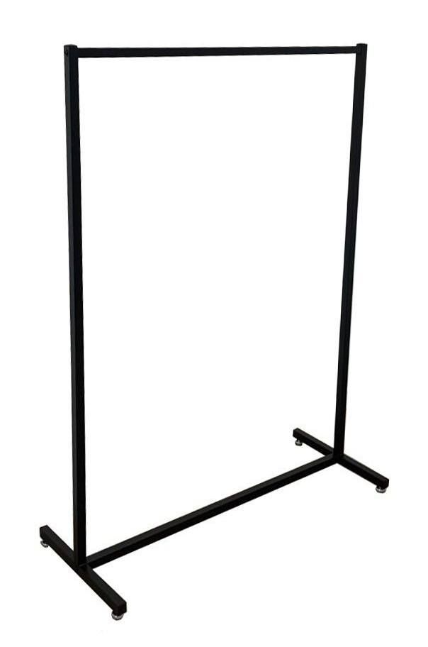 Kledingrek design zwart 120 x 170 cm