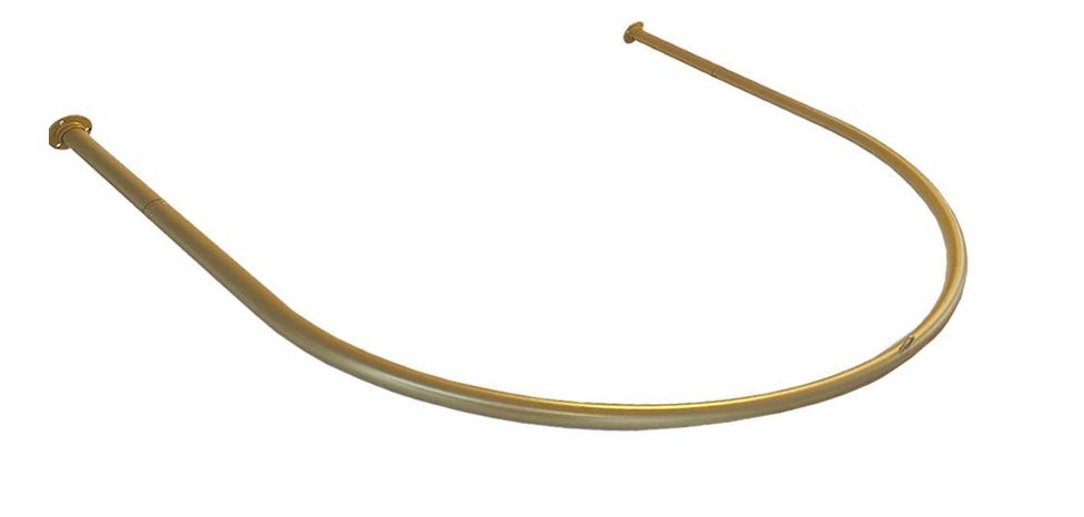 Paskamer GOUD 100x100 cm halfrond