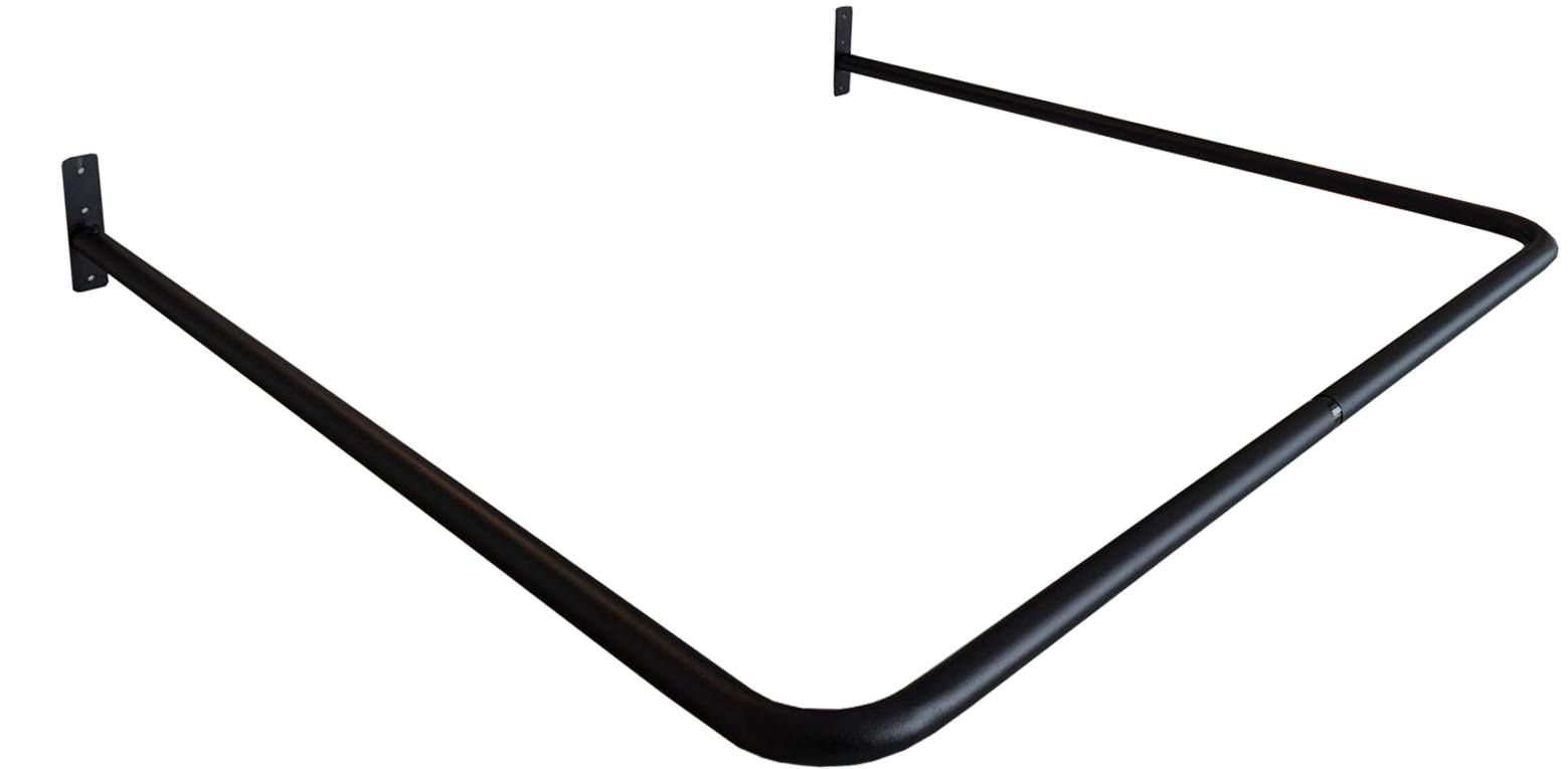 Paskamer XL ZWART 100x100 cm vierkant