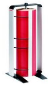 Papierrolhouder verticaal Legro hoogte 90cm