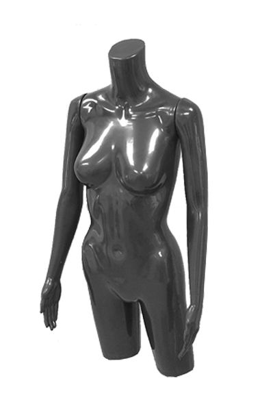 Dames torso zwart met armen