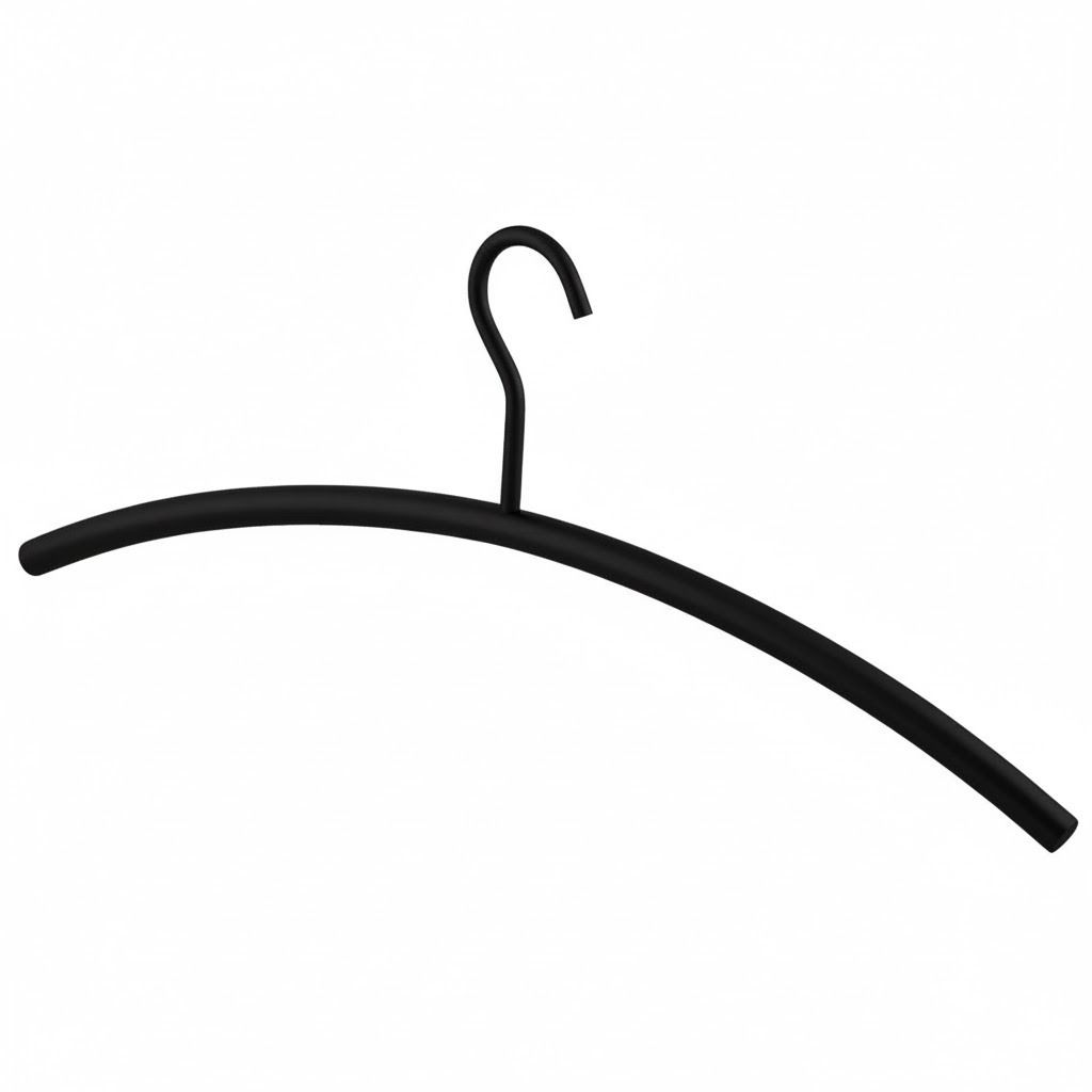 Kledinghanger 16 mm garderobe zwart