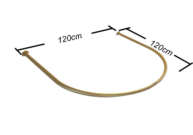 Paskamer XL GOUD 120 x 120 cm