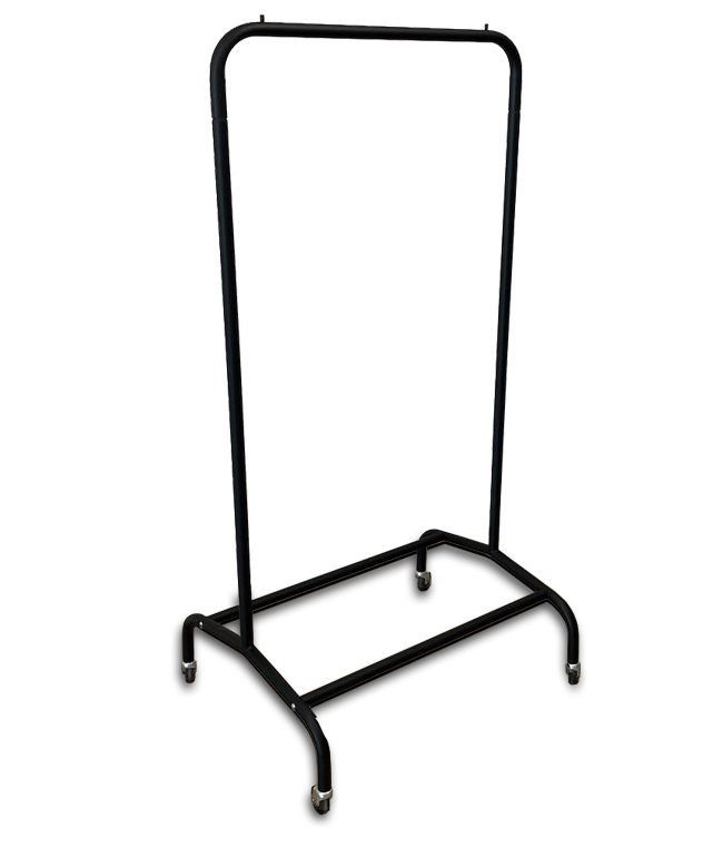 Kledingrek B70 x H154 x D55 zwart