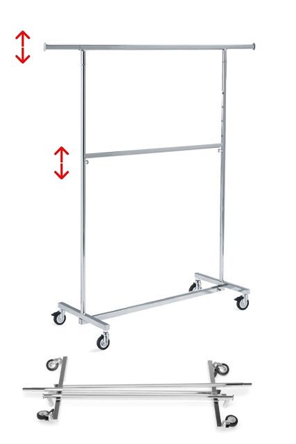 Dubbel vouwrek 100cm