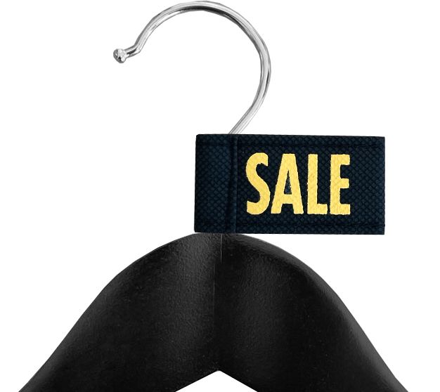 Label aanduider vaantje SALE Goud