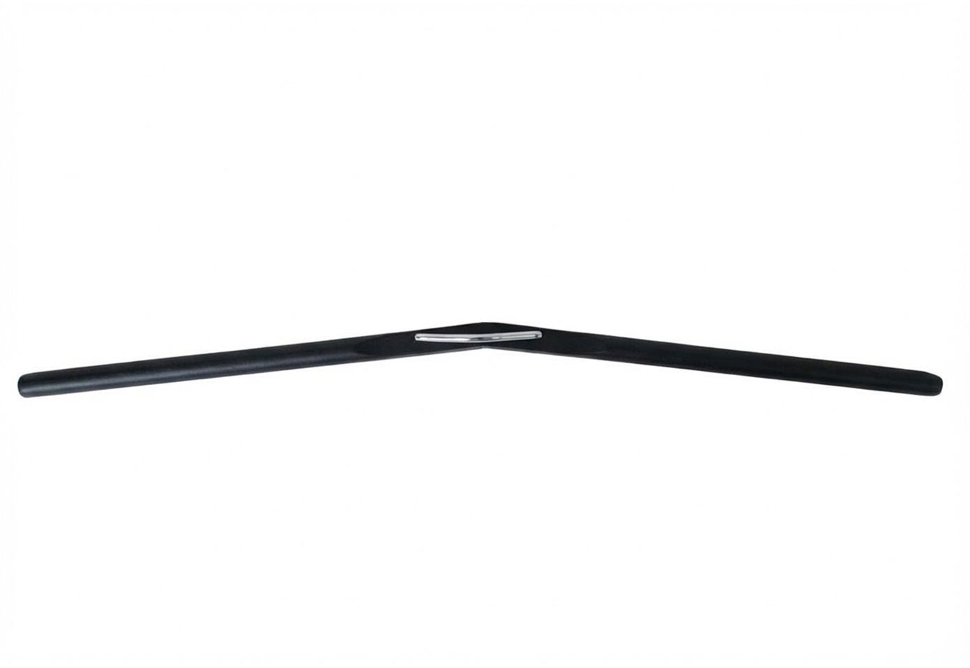 Kledinghanger zwart 44cm bovenaanzicht