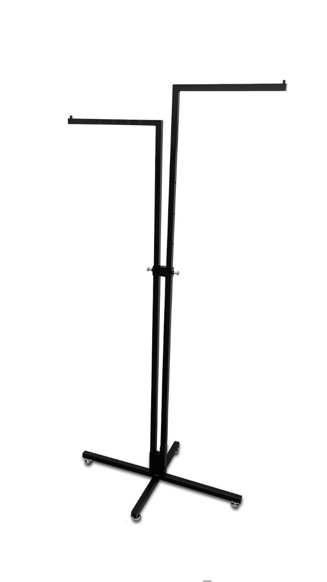 2-Armig rek zwart 107-173cm hoog