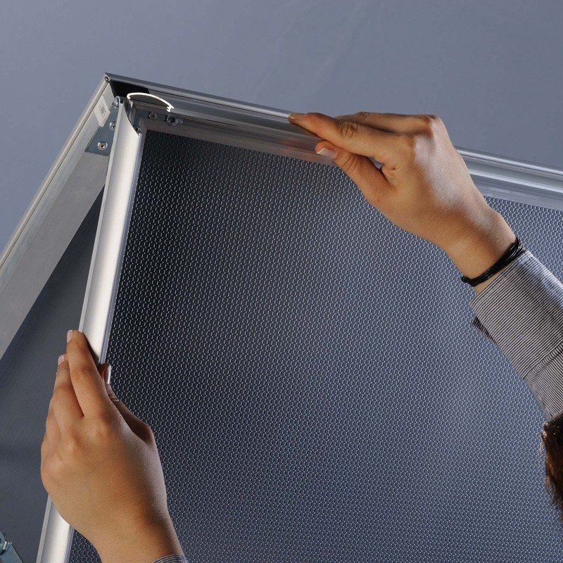 Stoepbord A1 (59.4 x 84.1 cm) aluminium kliklijst
