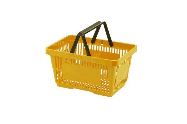 Winkelmand Geel 22 liter