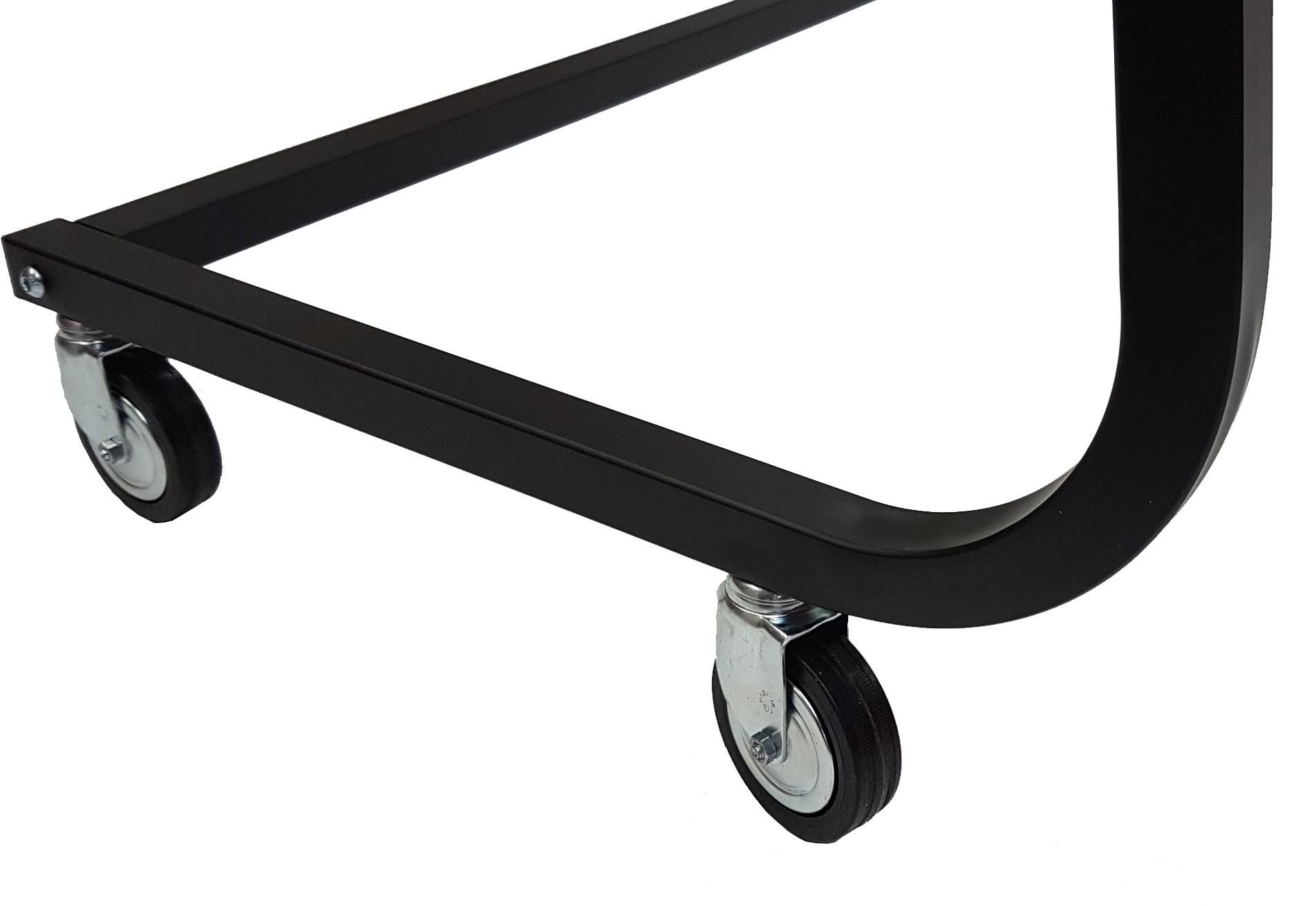 Design kledingrek zwart 164 cm hoog