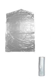 Bescherm hoes kleding L 120cm per 750 stuks 18 micron transparant.