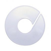 Blanco maataanduider of maatschijf  9cm voor kledingrek