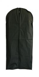 Enkele kledinghoes L 150cm met rits zwart