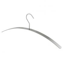 RVS kledinghanger metaal garderobe 46cm plat