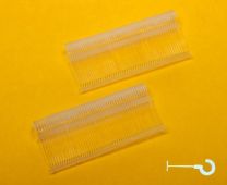 Nylon pins 35 mm S met haak wit