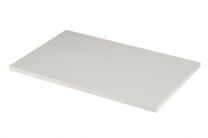 Wandrek rail wit dubbele perforatie per paar 150cm lang