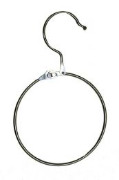 Sjaal-riemen ring 12 cm met haak dicht