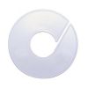 Blanco ronde maataanduider 9 cm wit