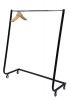 Design kledingrek zwart 164 cm hoog
