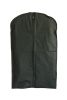 Enkele kledinghoes L 100cm met rits zwart.