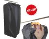 Kleding collectiehoes L 135cm met klem zwart.