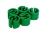 Maatdopjes blanco Groen
