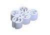Maatdopjes blanco Wit