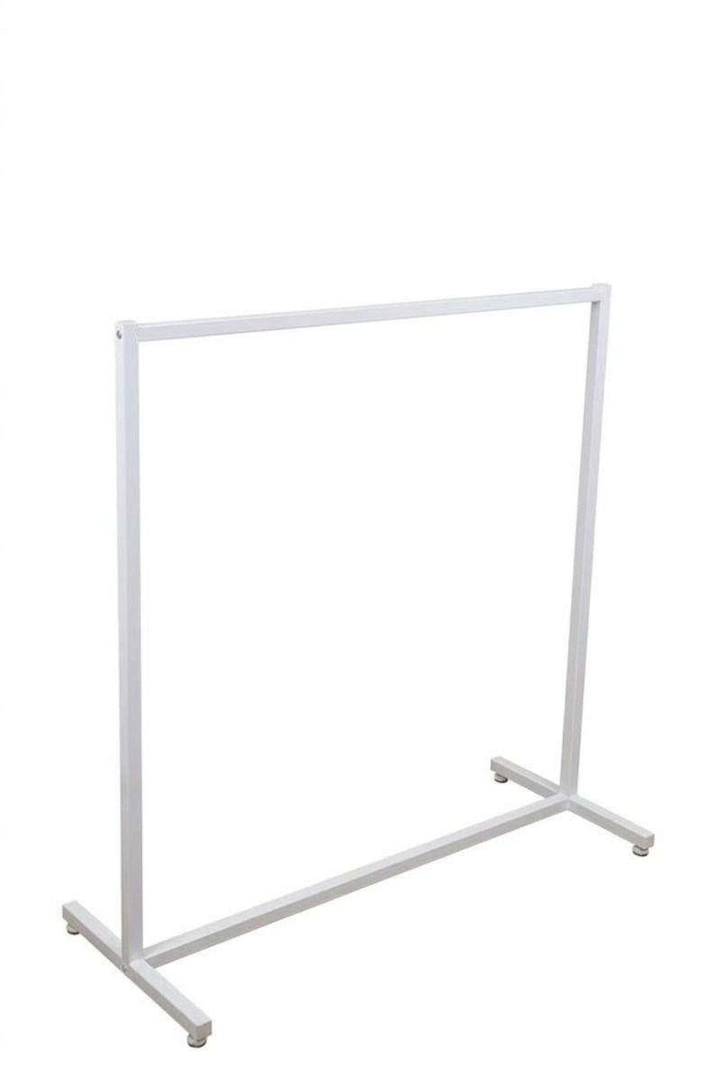 Kledingrek wit 120 x 125 h