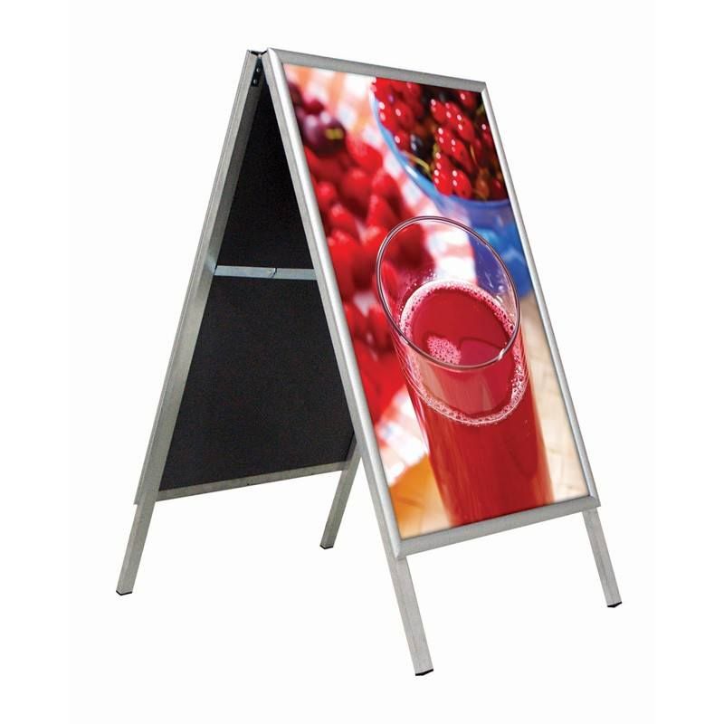 Stoepbord A2 (42 x 59.4 cm) aluminium