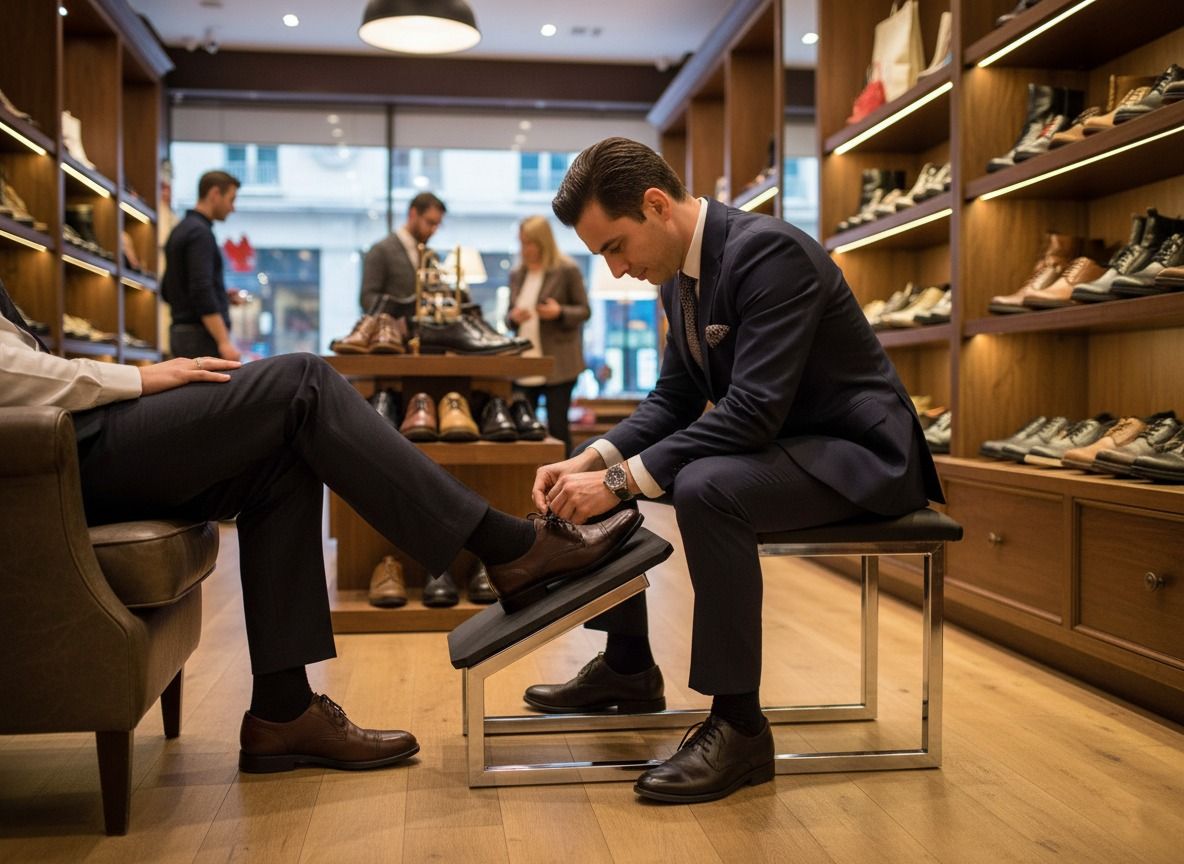 Pasbankje voor schoenen zwart
