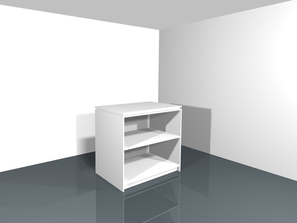 Toonbank Salon achteraanzicht