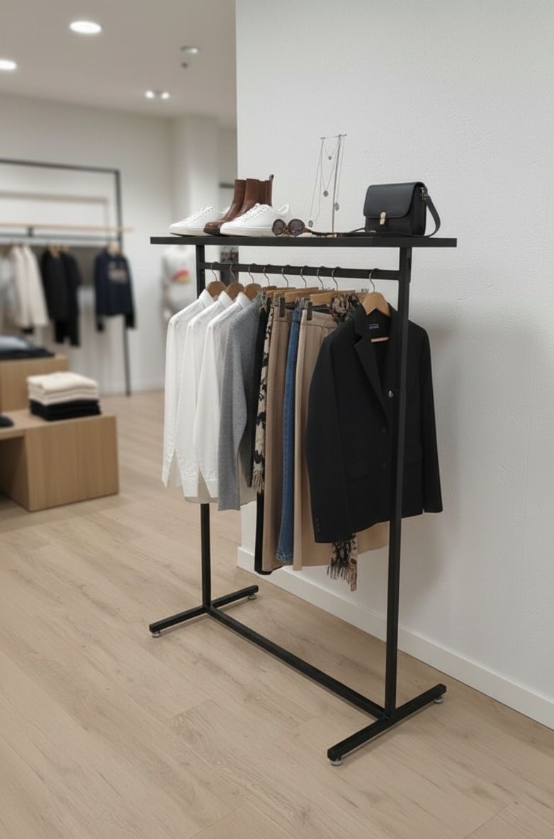 Kledingrek design verstelbaar voorbeeld