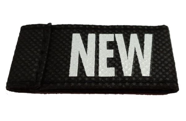 Label aanduider vaantje kledinghangers NEW zwart