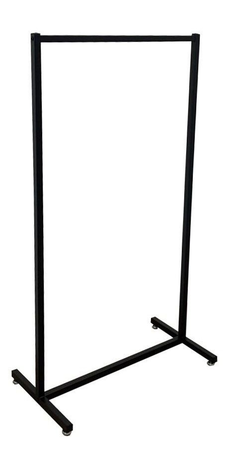 Kledingrek design zwart 90 x 150 cm