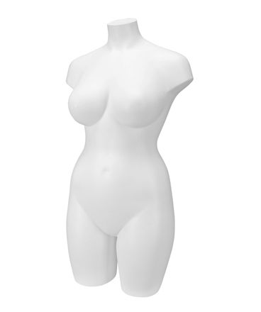 Torso vrouw XXL wit