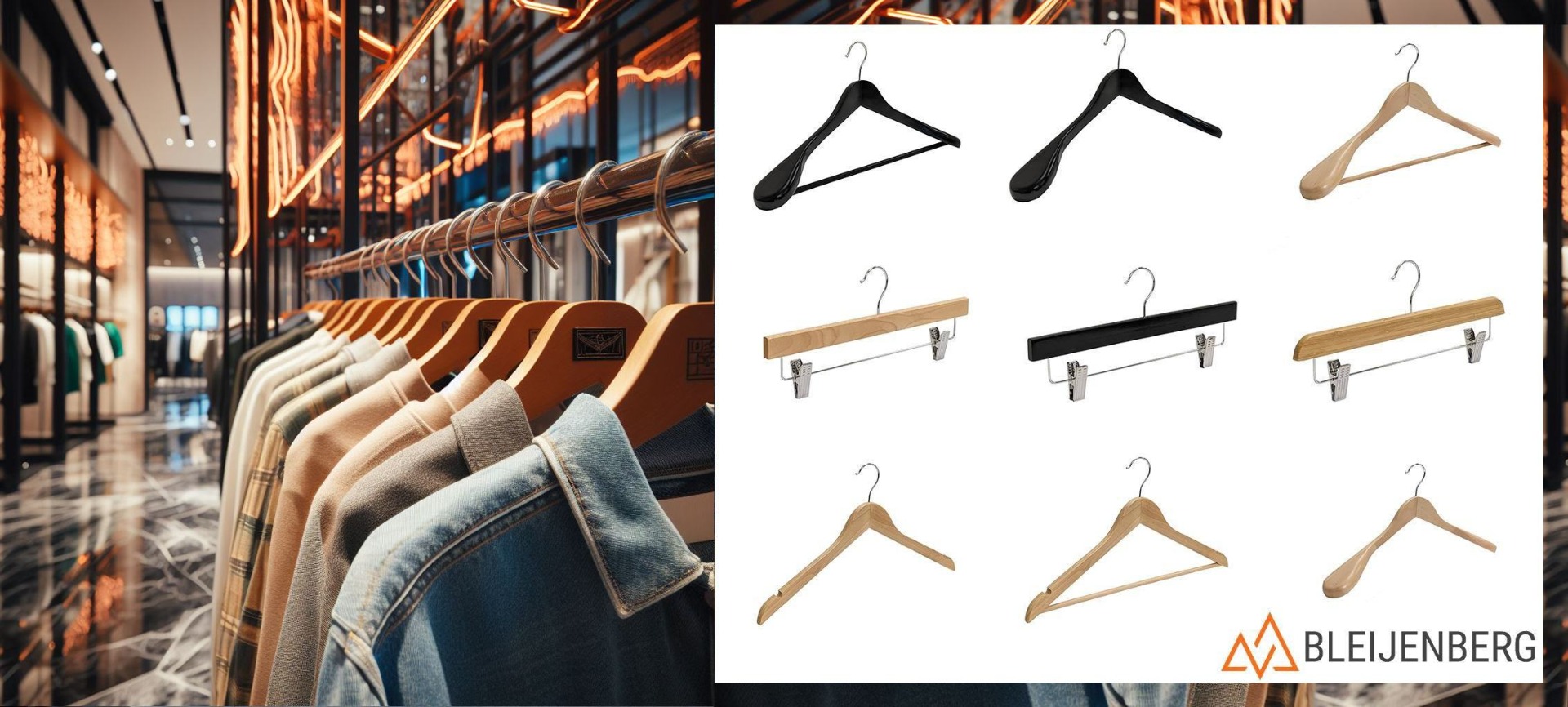 Kledinghangers winkel