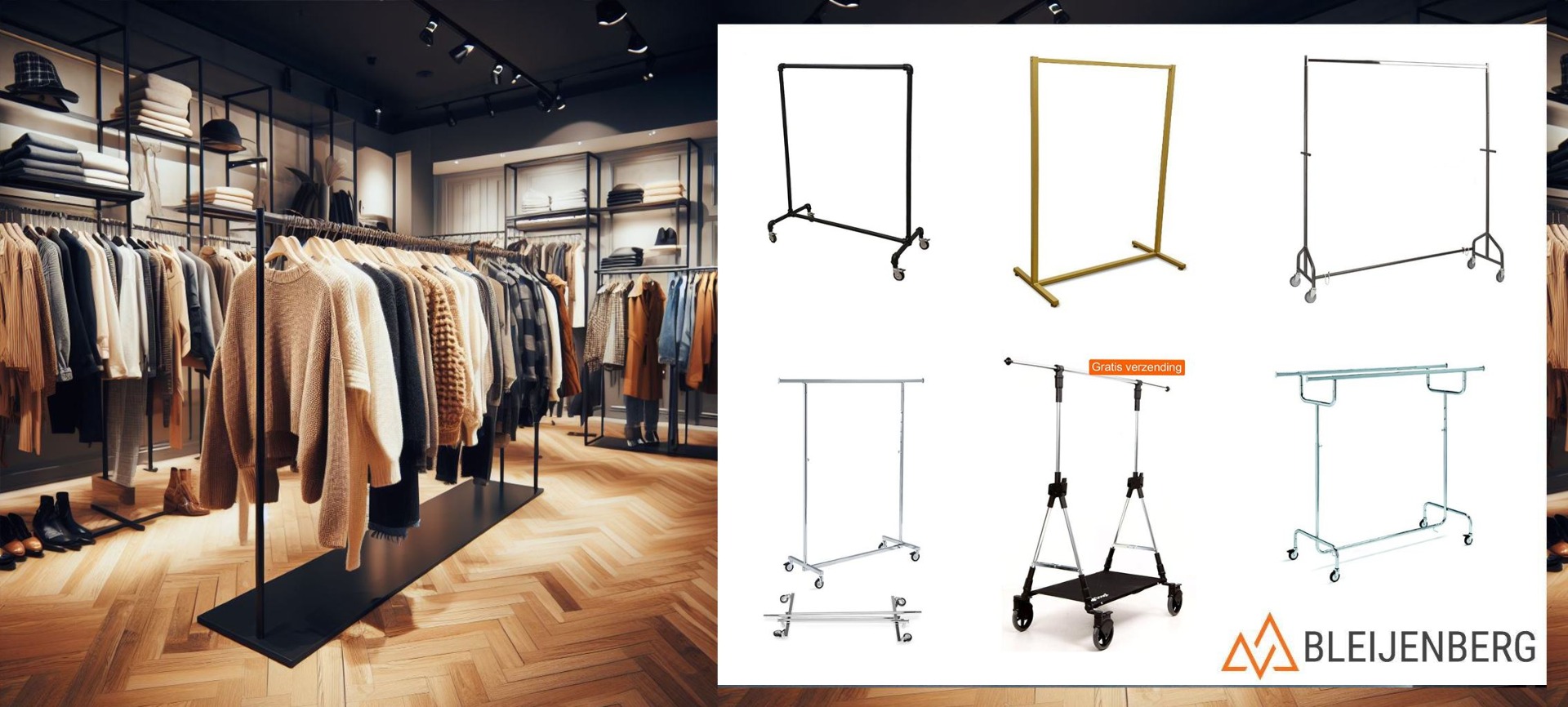Kleren rek kleding
